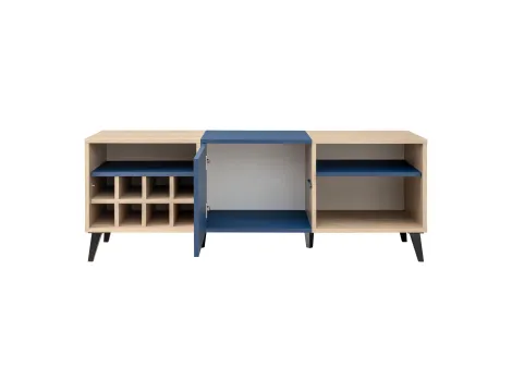 Fondi TV Schrank mit Weinregal - 2