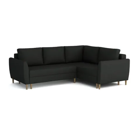 IBIS H1 Ecksofa auf hohen Beinen mit Schlaffunktion und großen Ablagefächern (244 x 188 cm) - 6