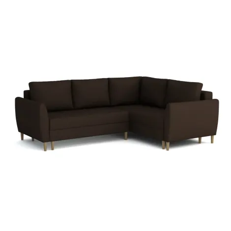 IBIS H1 Ecksofa auf hohen Beinen mit Schlaffunktion und großen Ablagefächern (244 x 188 cm) - 8