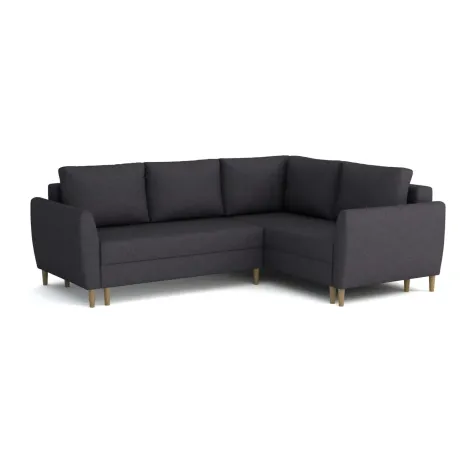 IBIS H1 Ecksofa auf hohen Beinen mit Schlaffunktion und großen Ablagefächern (244 x 188 cm) - 7