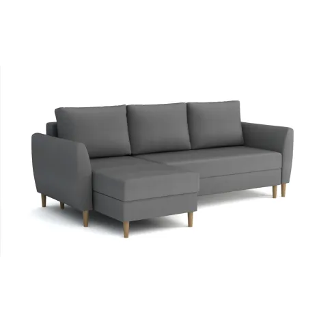 Kleines Ecksofa IBIS Z1 auf hohen Beinen mit Schlaffunktion (240 x 140 cm) - 9