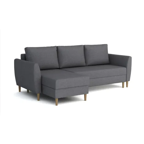 Kleines Ecksofa IBIS Z1 auf hohen Beinen mit Schlaffunktion (240 x 140 cm) - 4