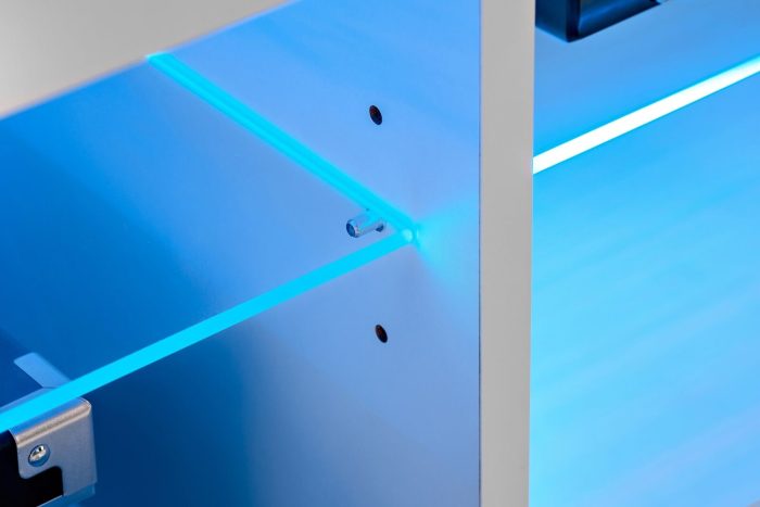 Zestaw Mebli RTV Tivoli Medio, Czarny/Czarny - obrazek 8