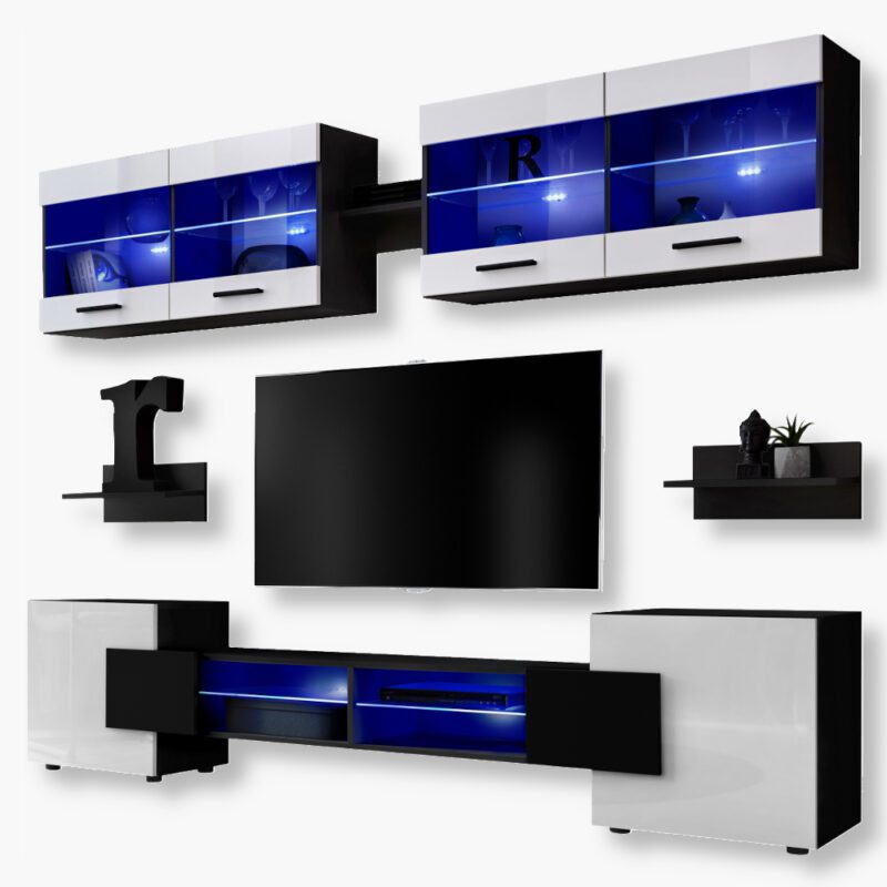 Foggia Blu Black White