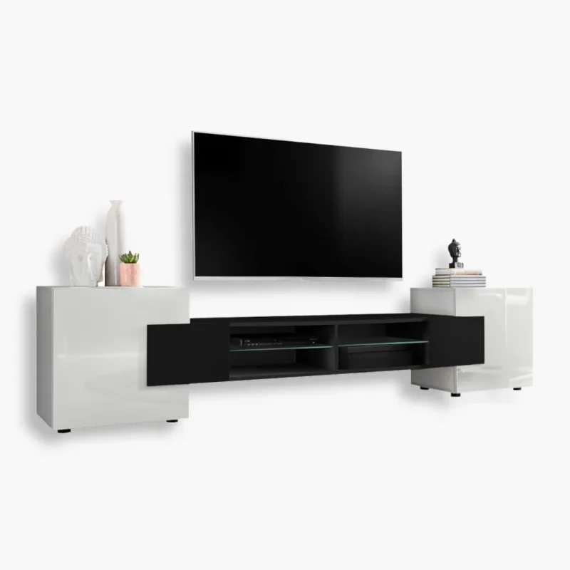 Merano noLED White Black White