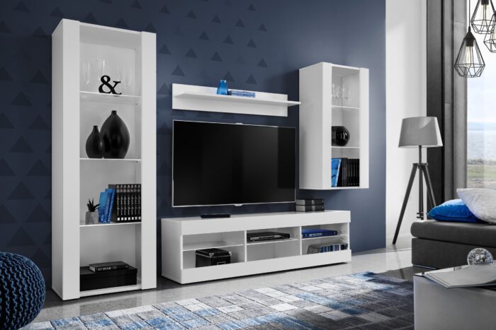 Ensemble de meubles RTV Tivoli Medio, blanc/blanc – Image 2