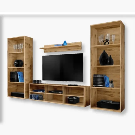 Taranto Grande RTV Möbel Set, Wotan