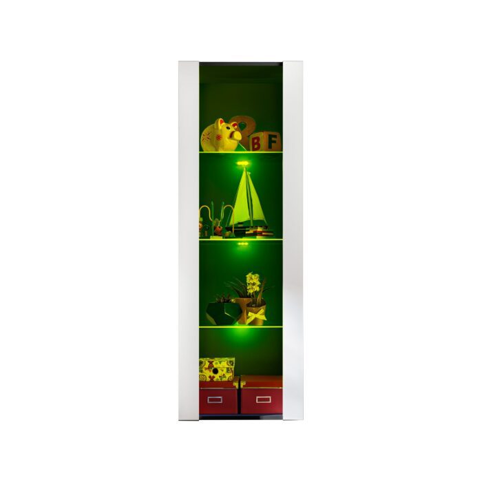 Tivoli Wit LED RGB biale tlo front black white