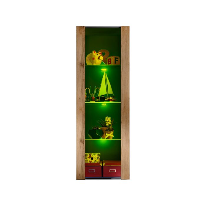 Tivoli Wit LED RGB biale tlo front black wotan