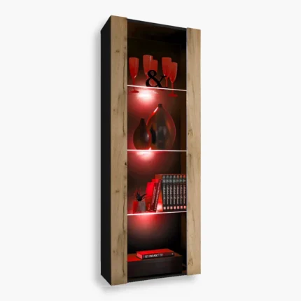 Tivoli Schrank, Wotan/Schwarz RGB LED Beleuchtung