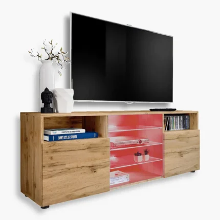 Szafka RTV Urbino, Wotan/Wotan Oświetlenie LED RGB