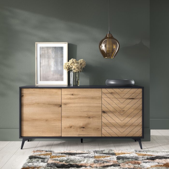 Komoda Jasper K154 – szerokość 154 cm, wysokość 77 cm, głębokość 39 cm​ - obrazek 1