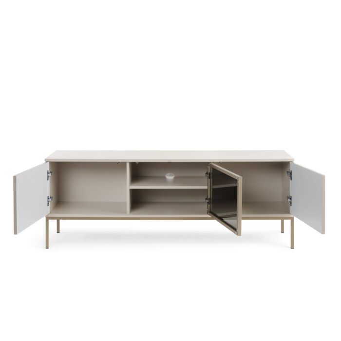 Laval RTV154 – szafka RTV, kaszmir, szerokość 154 cm, wysokość 56 cm, głębokość 39 cm - obrazek 5