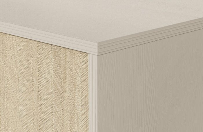 Tofino RTV158 – TV-Schrank, sandbeige, Fischgrät-Skandi, Breite 158 cm, Höhe 52 cm, Tiefe 38 cm – Bild 7