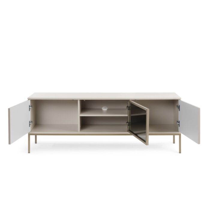 Laval RTV154 – TV-Schrank, Kaschmir, Breite 154 cm, Höhe 56 cm, Tiefe 39 cm – Bild 4