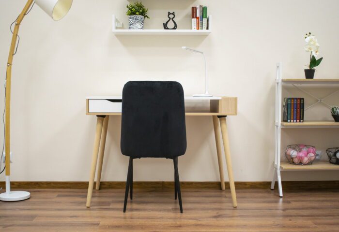 komodee chair ANACAPRI black upholstered with velour metal legs for living room, office, bedroom, dimensions 48x93x56 cm, load up to 110 kg - Image 10