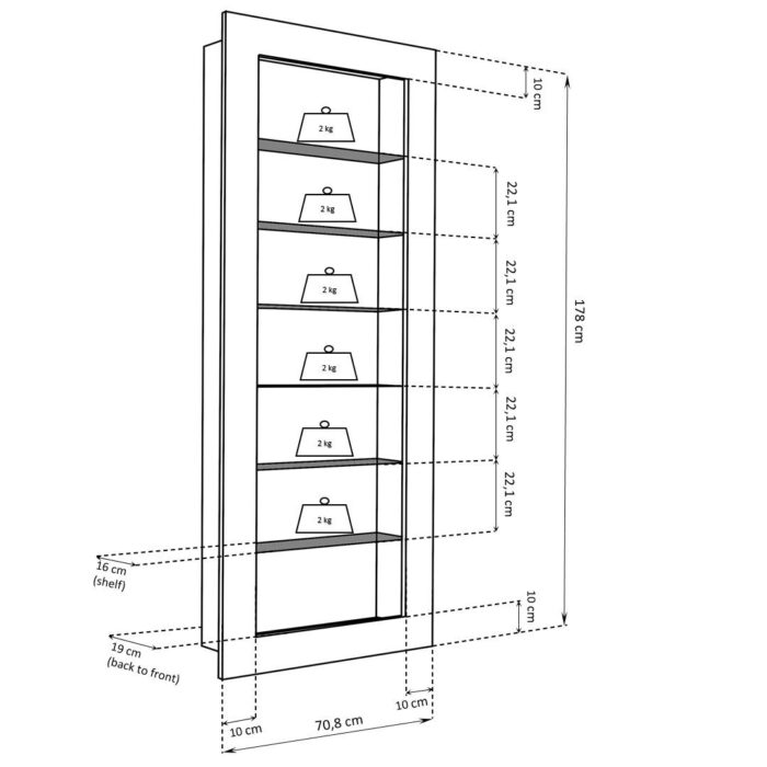 Armoire suspendue Como – Image 3