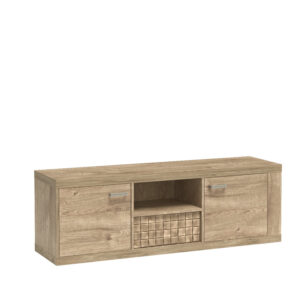 Szafka pod Telewizor BALESTRAND - Dąb - Szuflada - 151 x 51 x 41 cm