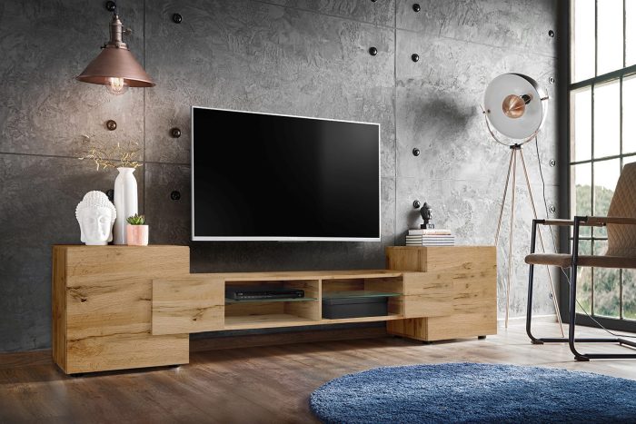 Szafka RTV Merano, Wotan/Wotan - obrazek 2