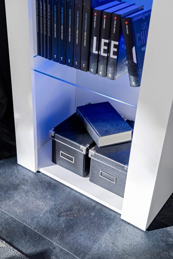 Witryna Tivoli, Biały/Biały Oświetlenie LED RGB - obrazek 5