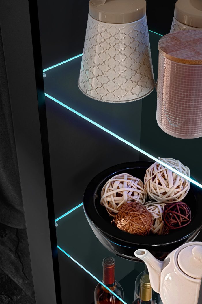 Witryna Tivoli, Czarny/Czarny - obrazek 7