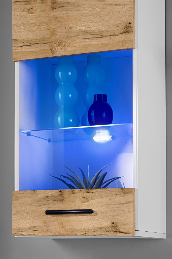 Zestaw Mebli RTV Varallo, Wotan/Biały - obrazek 6