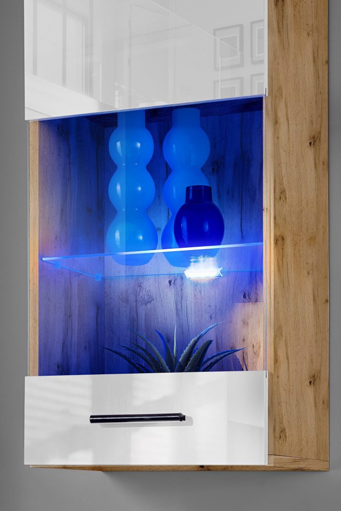 Zestaw Mebli RTV Varallo, Biały/Wotan - obrazek 6