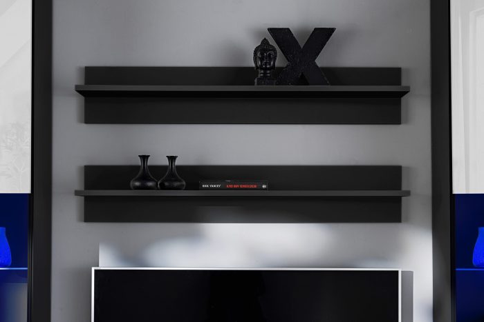 Zestaw Mebli RTV Varallo, Biały/Czarny - obrazek 5