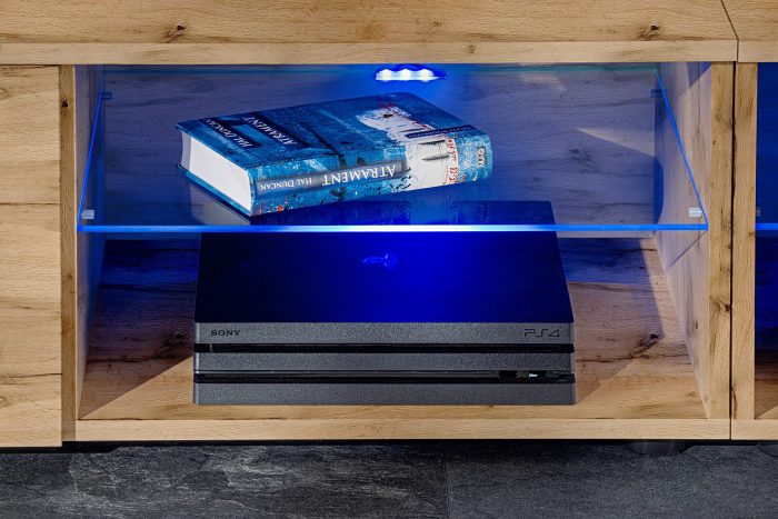 Zestaw Mebli RTV Varallo, Wotan/Wotan Oświetlenie LED RGB - obrazek 4