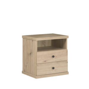 Nightstand NAKUSP - Oak - Drawers - 48 x 50 x 41 cm