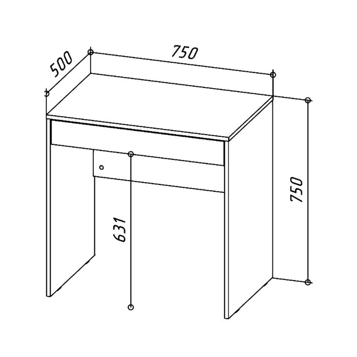 Biurko FORDE - obrazek 4