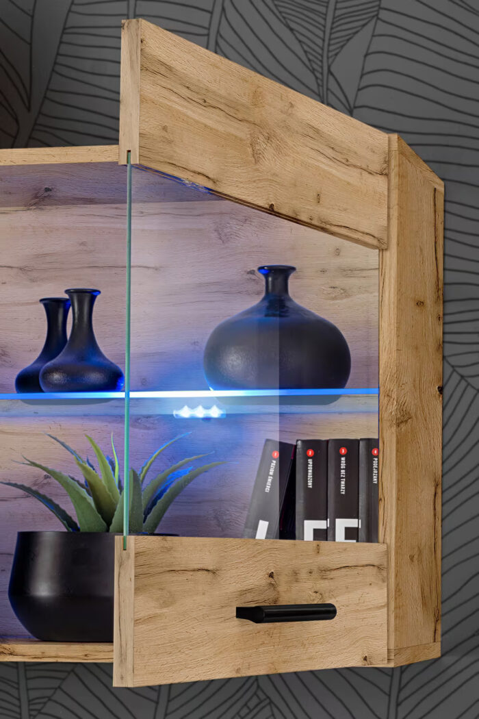 Zestaw Mebli RTV Foggia, Wotan/Wotan Oświetlenie LED RGB - obrazek 3