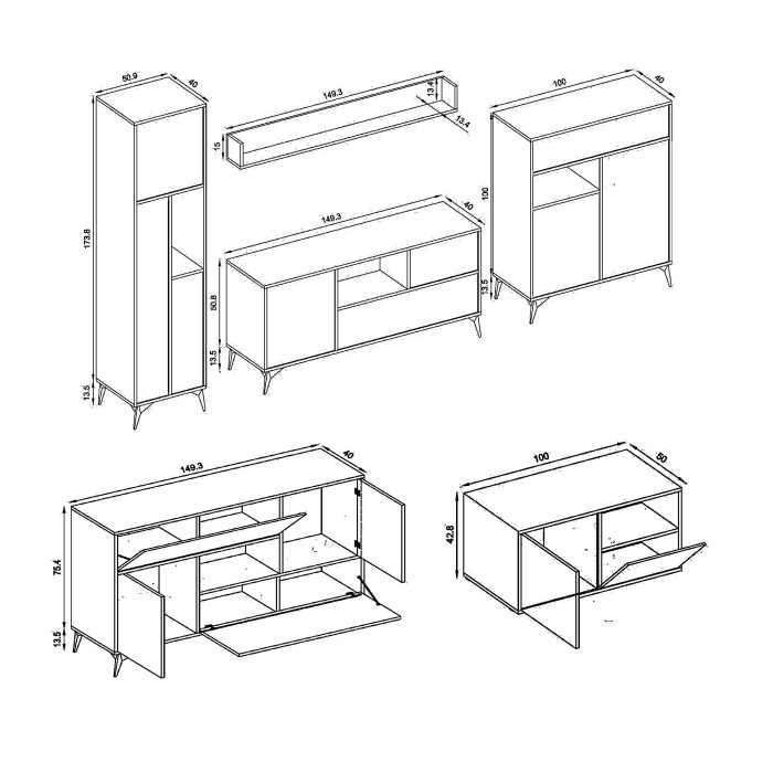 Kolekcja Mebli Do Salonu Orvieto - obrazek 3