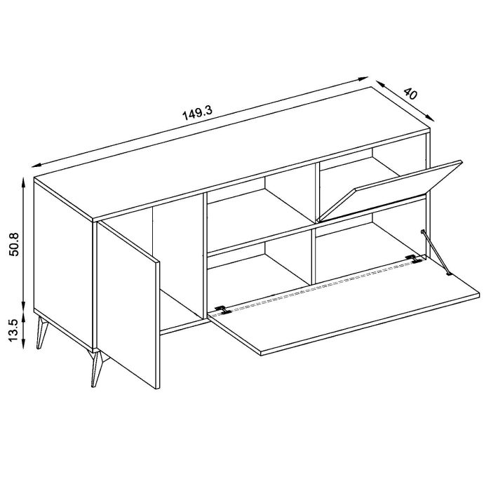 Szafka RTV Orvieto - obrazek 3